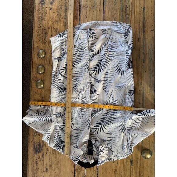 H&M‎ Men's White Shirt Size XS short sleeve floral button up collared Cotton - Picture 7 of 7